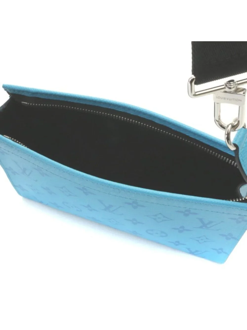 Louis Vuitton Gaston Wearable Wallet Taigarama Tropical Blue Shoulder Bag